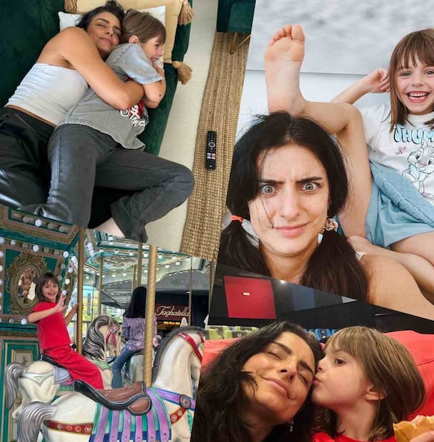 Aislinn Derbez junto a su hija Kailani durante sus recientes vacaciones / Foto: Instagram
