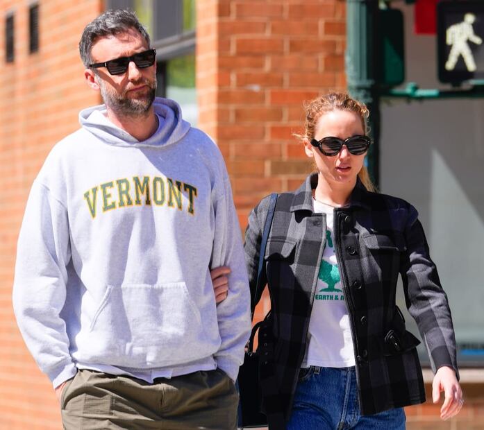 Jennifer Lawrence y su esposo Cooke Maroney / Getty Images