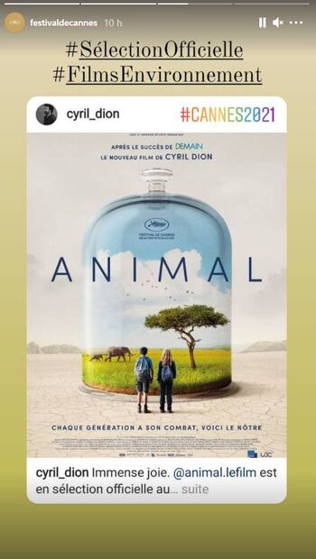 El Festival de Cannes dará espacio a películas sobre el medio ambiente