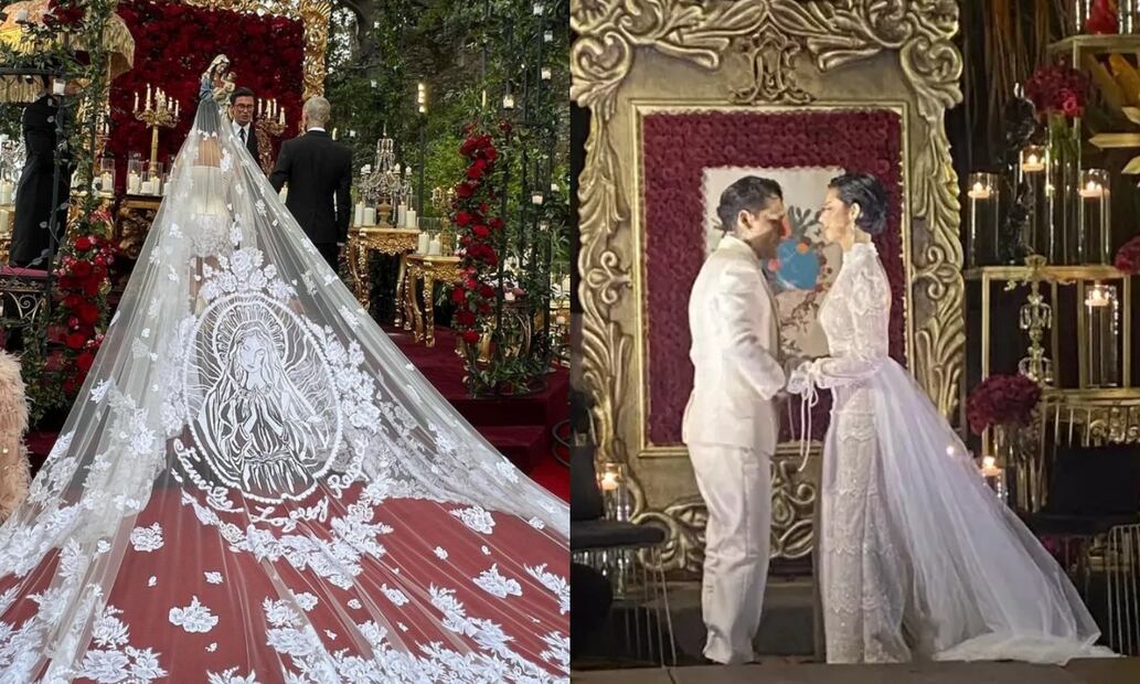 La boda de Christian Nodal y Ángela Aguilar fue comparada con la de Kourtney Kardashian y Travis Barker / Foto: Instagram - Revista Quién