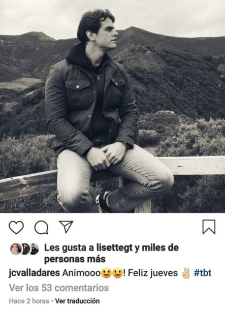 Juan Carlos Valladares publica nostálgica foto que le tomó Ximena Navarrete