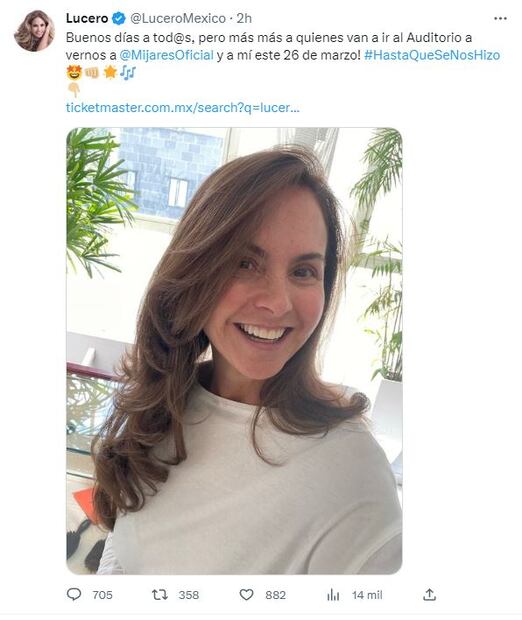 Lucero da cátedra de amor propio y hace una invitación al natural 