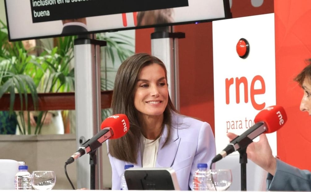 La reina Letizia en el lanzamiento del servicio Radio Nacional para todos / Foto: Instagram Casa Real España