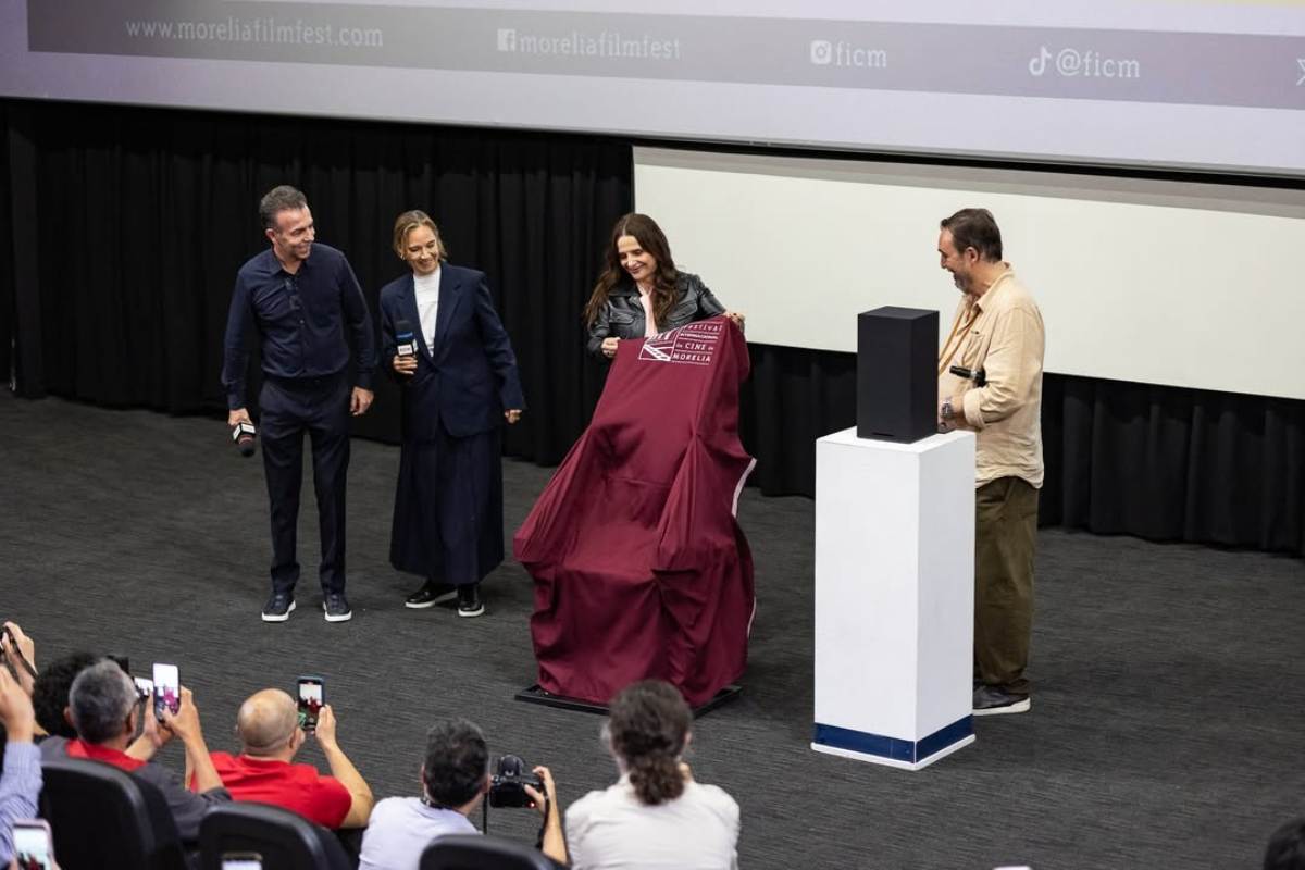Juliette Binoche en el FICM 2025 / Foto: Instagram @ficm