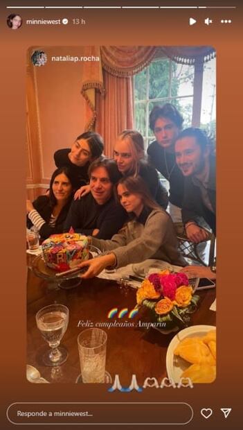 La familia de Amparín Serrano celebra su cumpleaños 58 / Instagram