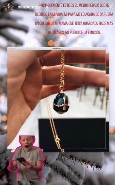 El emotivo regalo navideño de Enrique Peña Nieto que sorprendió a Paulina Peña 