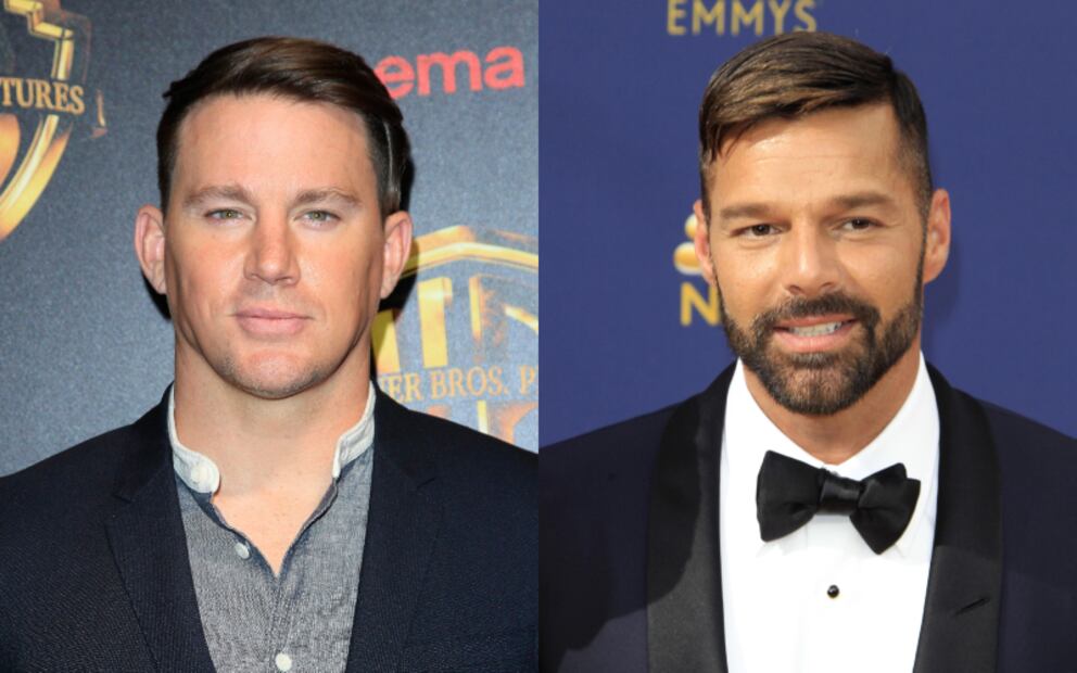 Channing Tatum y Ricky Martin/EFE.