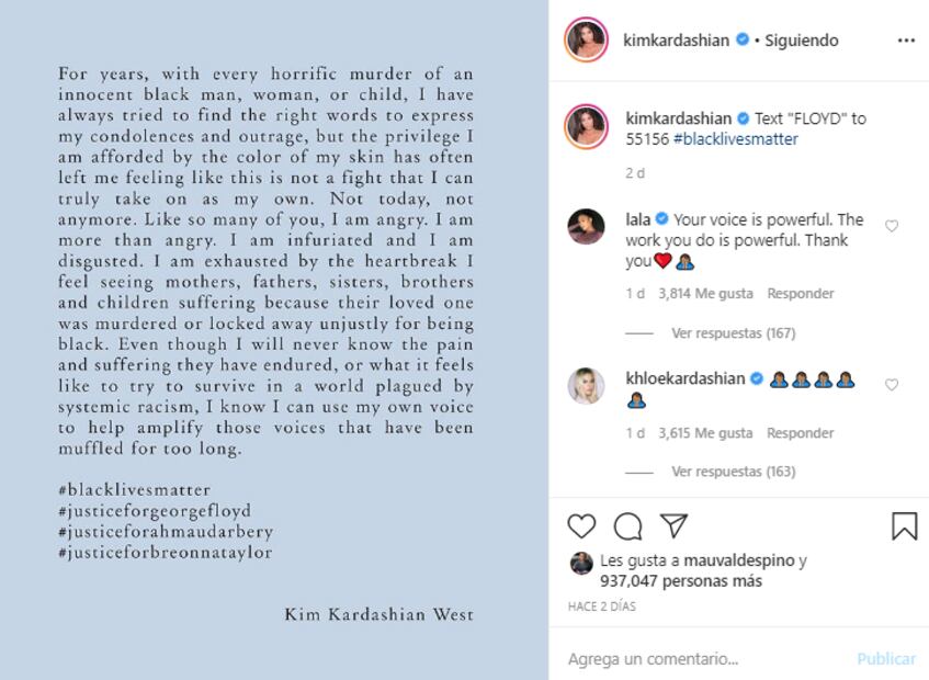 Billie Eilish, Kim Kardashian, Bruno Mars, Oprah y más protestan por la muerte de George Floyd