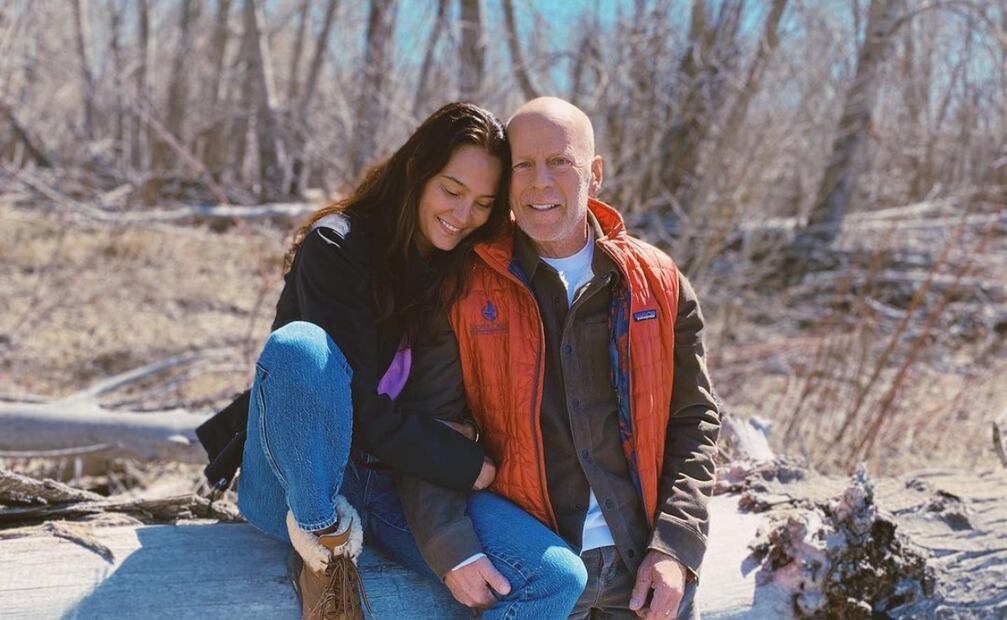 Bruce Willis junto a su esposa Emma Heming / Instagram