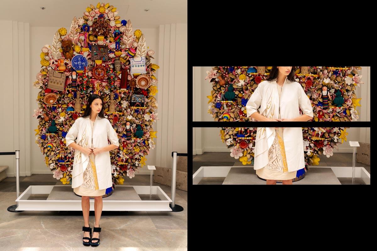 Pieza intervenida de Marie Thérèse Arango. (Foto: Especial)