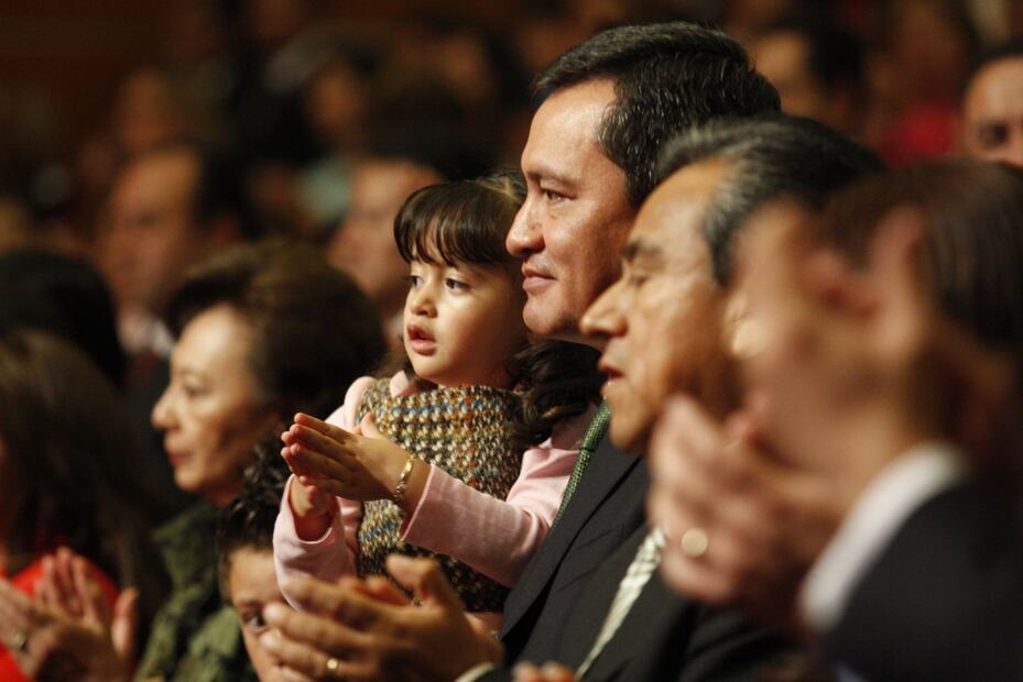 El álbum de fotos de Miguel Ángel Osorio Chong y sus hijos Miguel y Laura Osorio