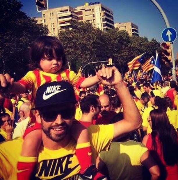 Las mejores fotos de Gerard Piqué y sus hijos Milan y Sasha 