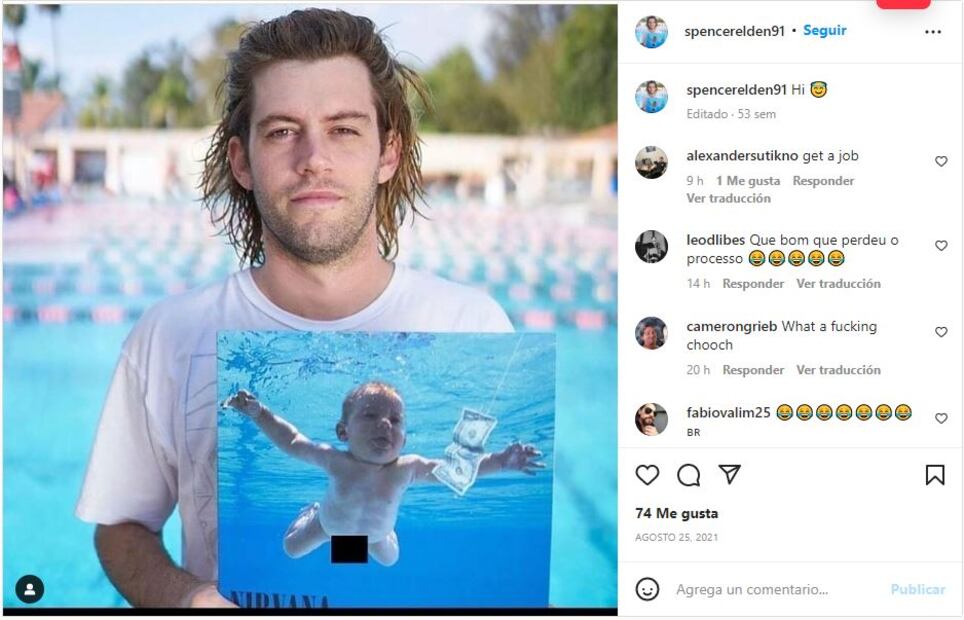 Spencer Elden, el bebé que aparece en disco de Nirvana, vuelve a perder demanda por pornografía infantil