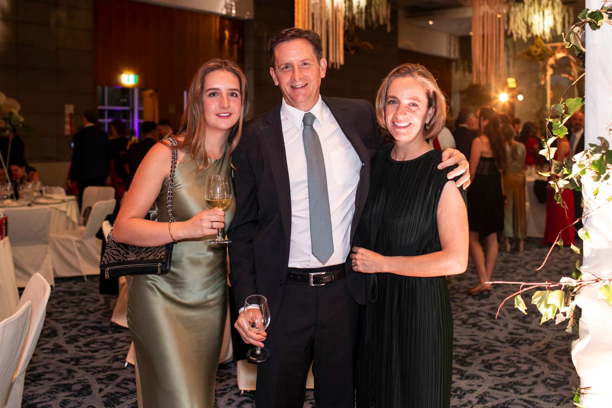 Céline Mercier, Jean Marc Mercier y Caroline Auvinet. (Foto: Esteban Torreblanca)