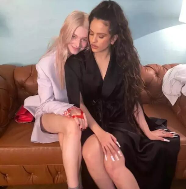 Rosalía y Hunter Schafer/Instagram.