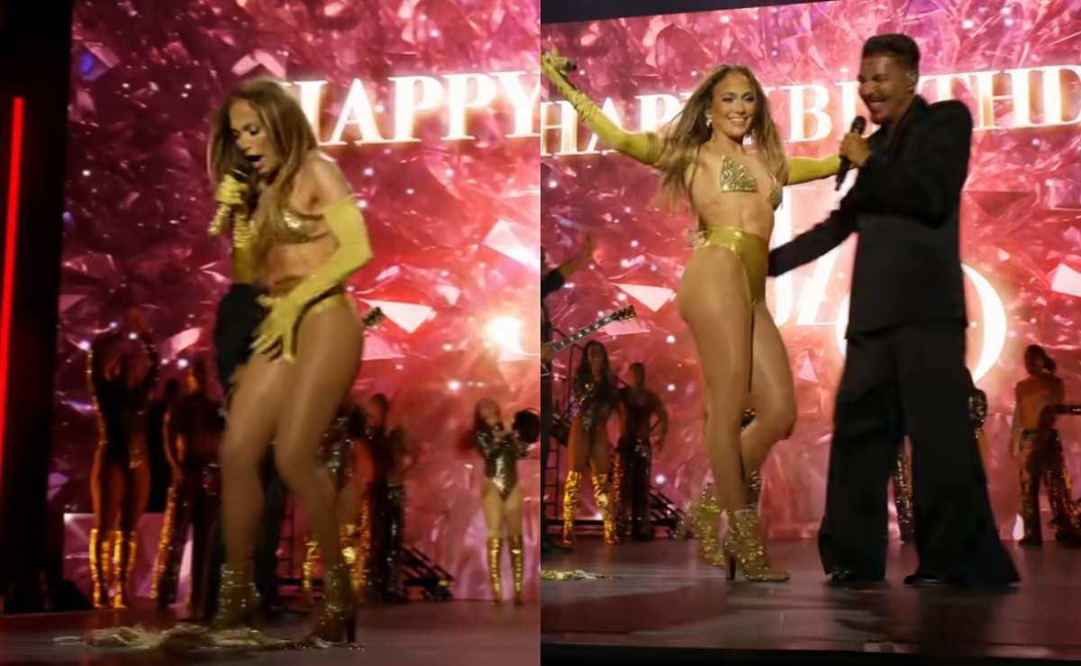La reacción de Jennifer Lopez tras sufrir un incidente de vestuario / Fotos: Especial
