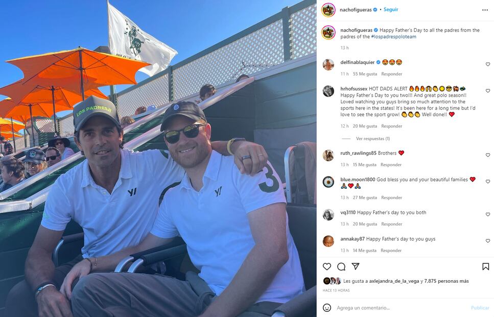 Nacho Figueras, gran amigo del príncipe Harry / Foto: Instagram