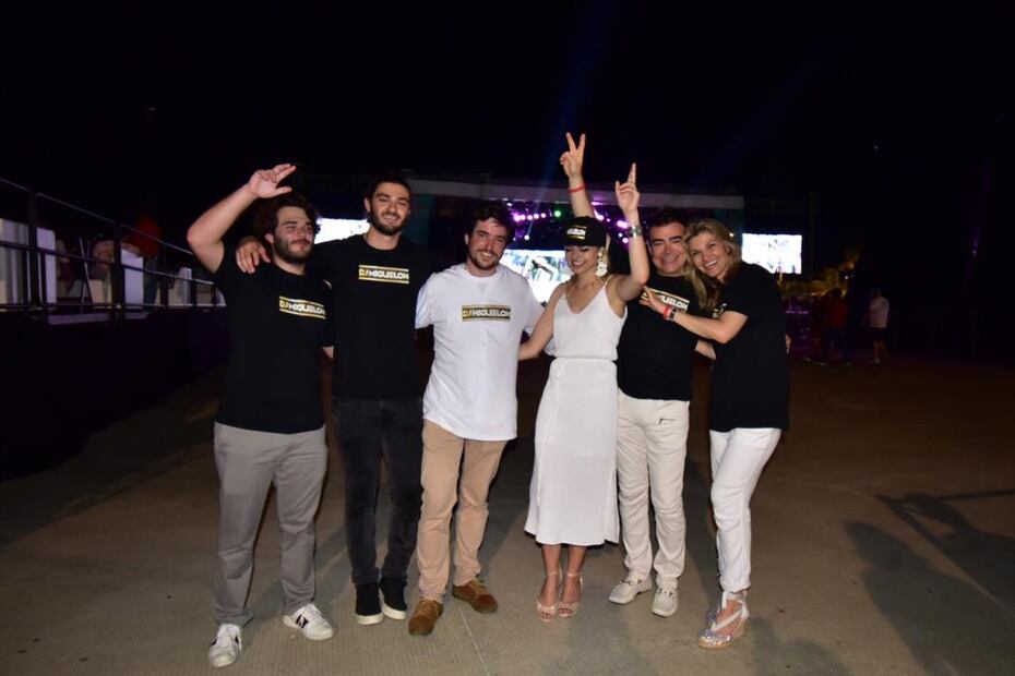 VIDEO: Miguel Alemán Magnani apoya a su hijo en su debut como DJ