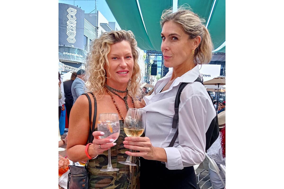 Kate Woods y María Forcada. (Foto: Emilio Farfan)