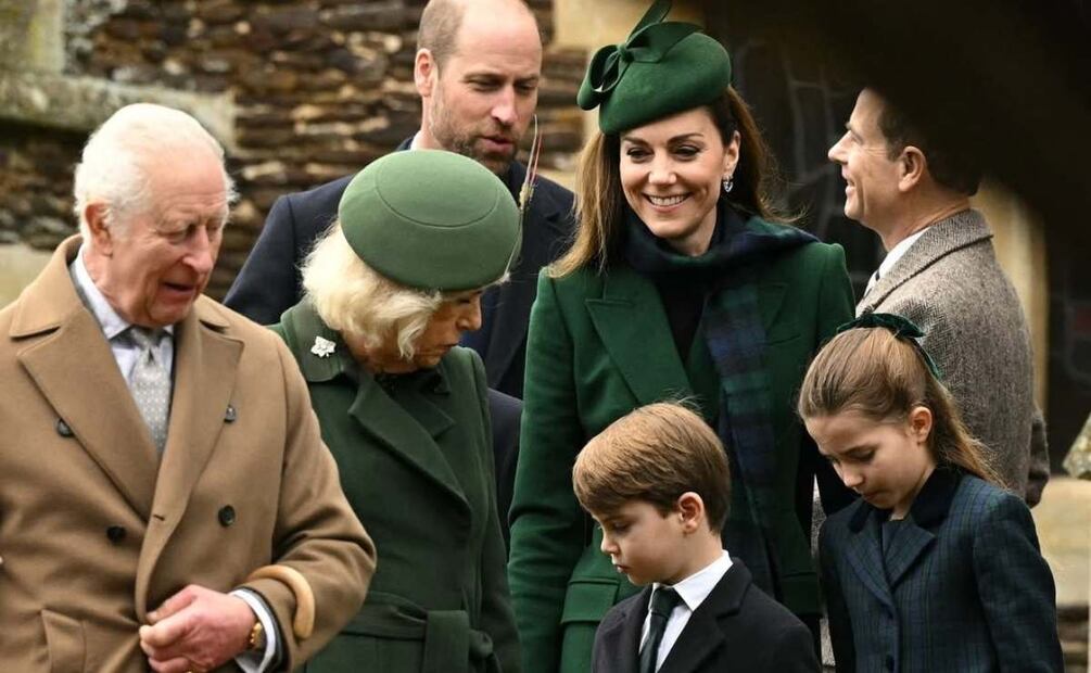 La familia real británica en Navidad / Foto: AFP