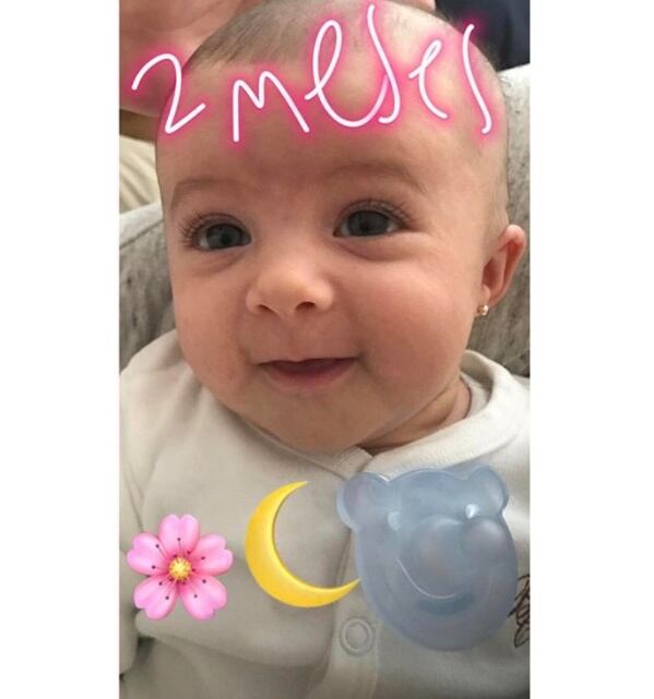 Las fotos más tiernas de Lúa Guerra Vega en su primer año