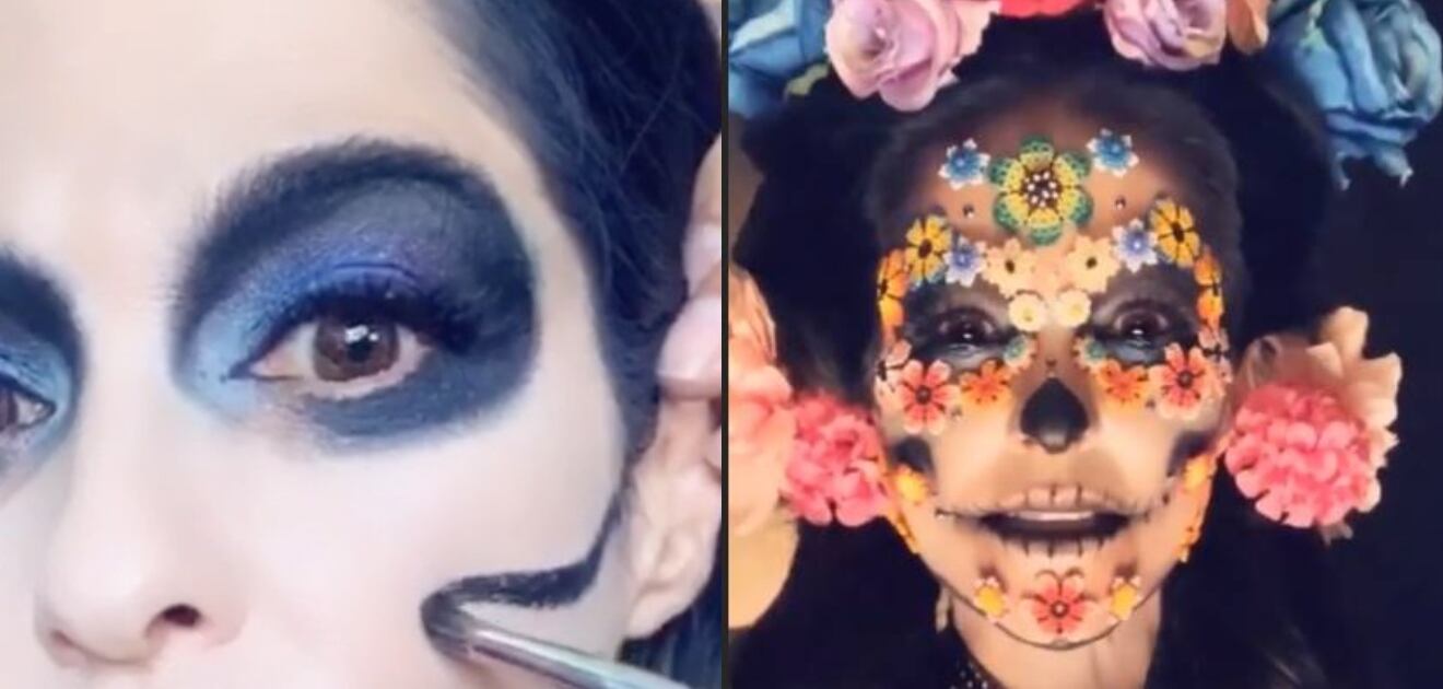 Video: Martha Debayle se transforma en una espectacular catrina este Día de Muertos