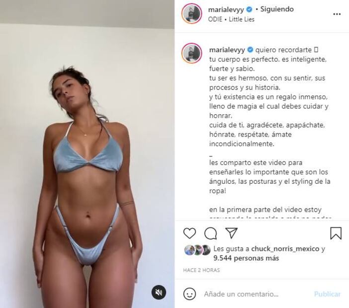 María Levy y su poderoso mensaje body positive