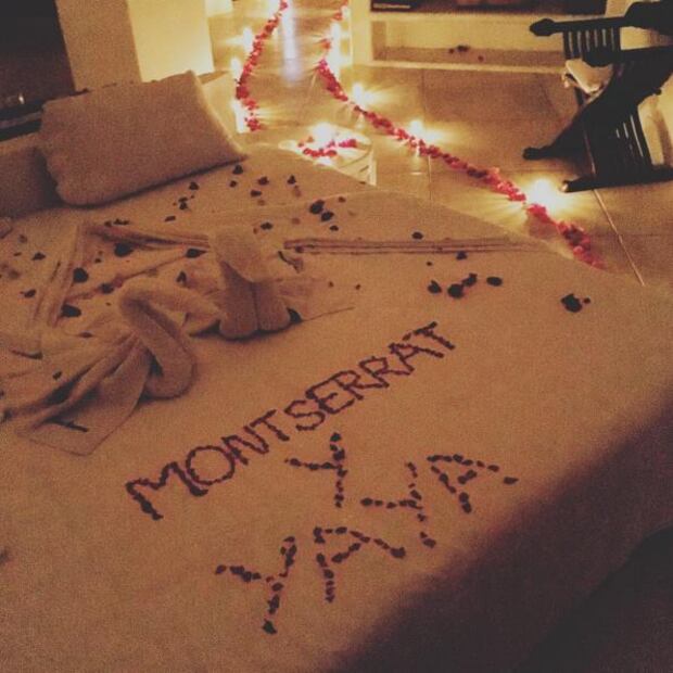 El romántico viaje de Montserrat Oliver y Yaya Kosikova