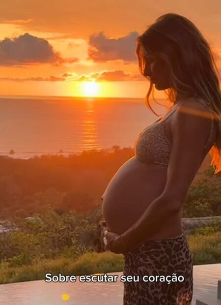 Gisele Bündchen muestra su baby bump / Foto: Instagram