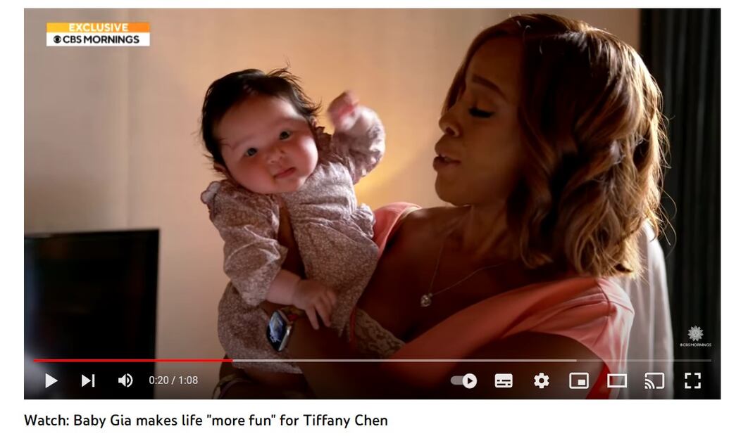 Gia, es la séptima hija del actor Robert de Niro / Screenshot CBS Morning News