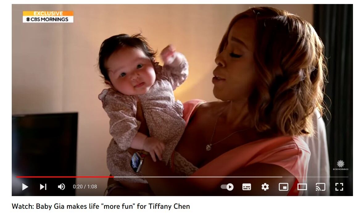 Gia, es la séptima hija del actor Robert de Niro / Screenshot CBS Morning News