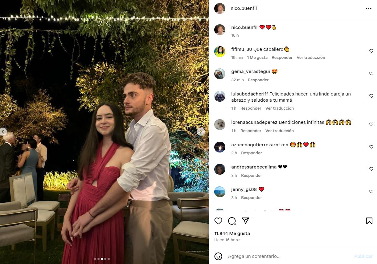 Nicolás Buenfil y Paola Ramírez/Instagram