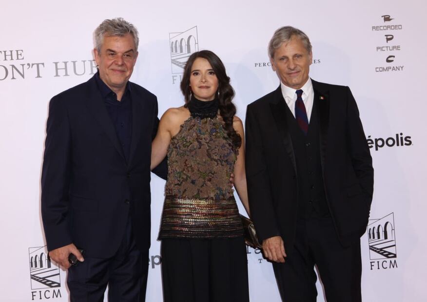 Danny Huston, Viggo Mortensen y Régina Solórzano / Esteban Torreblanca