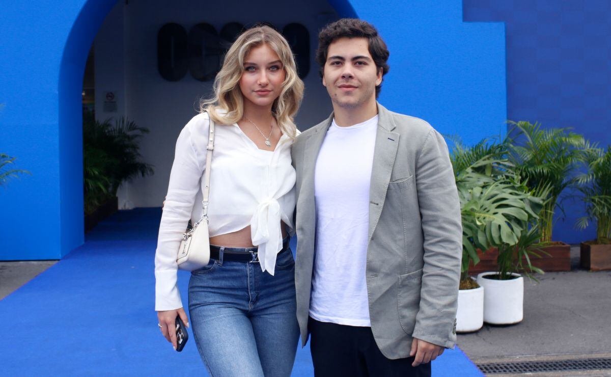Alexandra Lenarchyk y Santiago Slim / Foto: Esteban Torreblanca