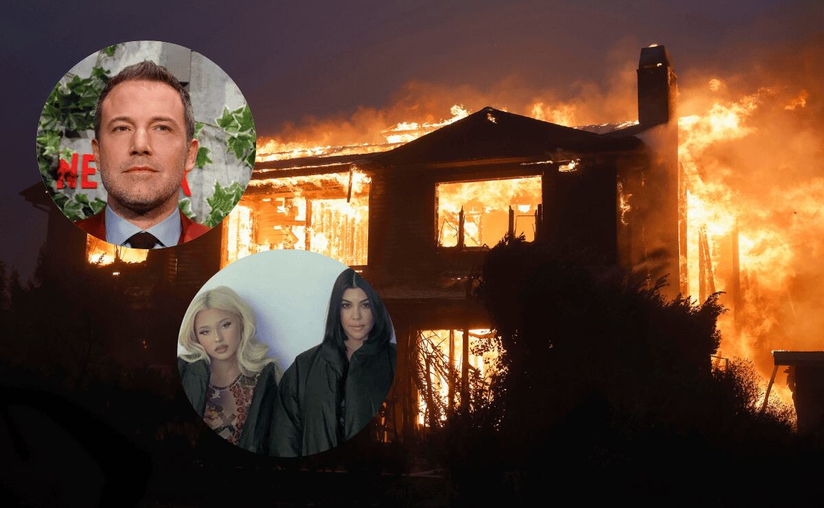 Ben Affleck y otros famosos afectados por los incendios en Los Ángeles
