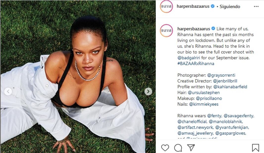 Rihanna posa en atrevida lencería mientras se rumora su regreso con Drake