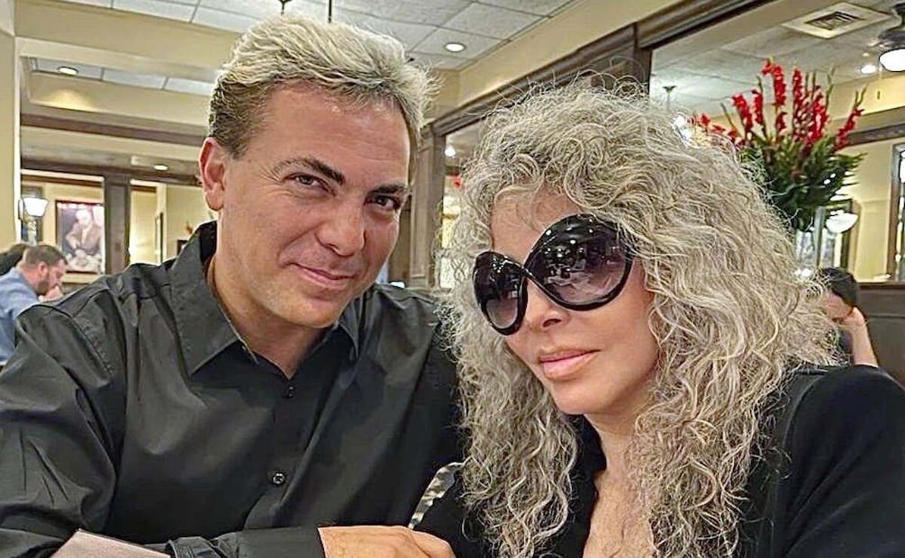 Cristian Castro junto a Verónica Castro / Foto:  Instagram