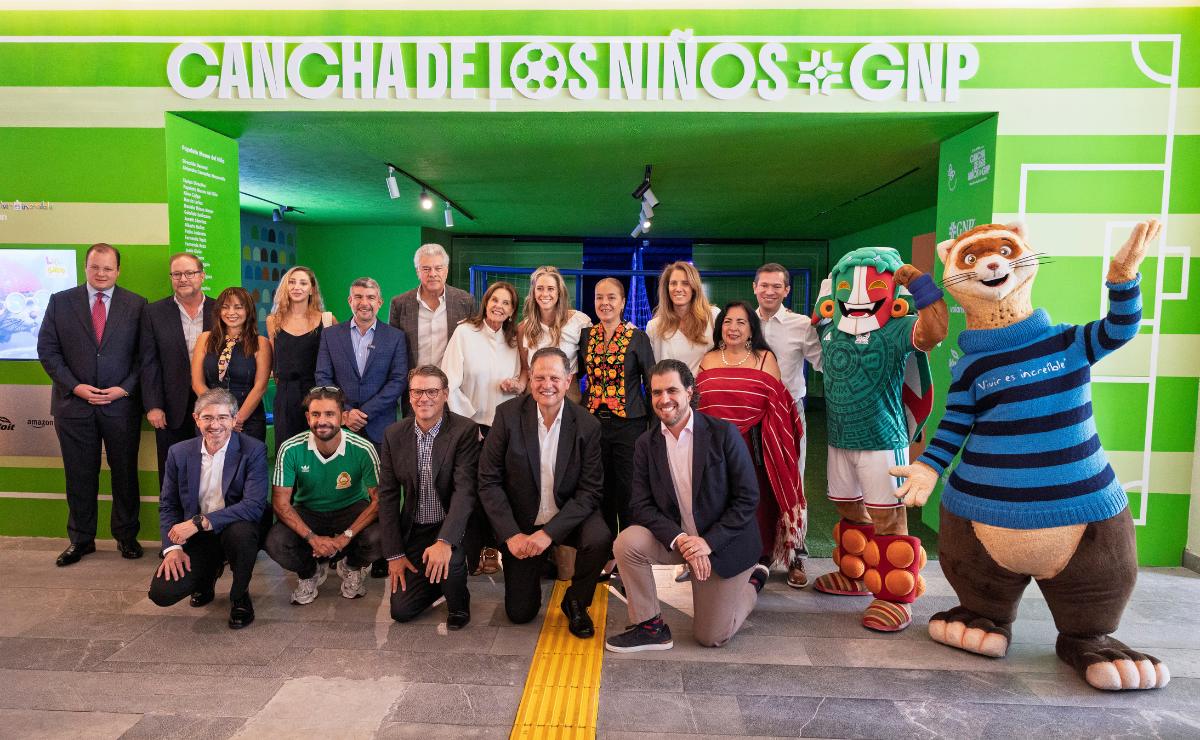 Inauguran ‘La cancha de los niños’ en el Papalote Museo del Niño / Foto: Héctor Arjona