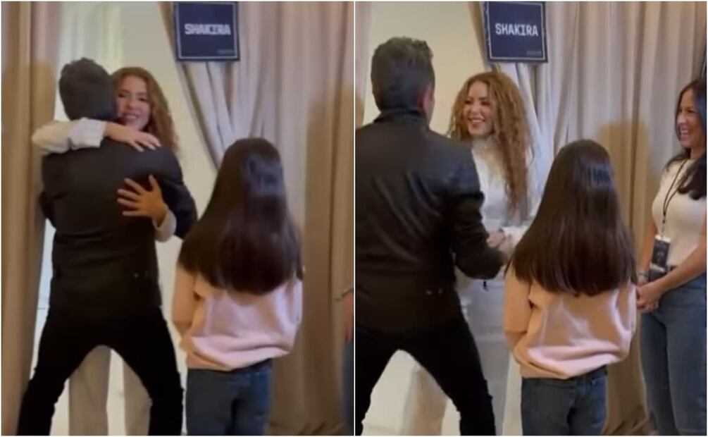 Así fue el reencuentro de Eugenio Derbez y Shakira en México / Foto: Instagram