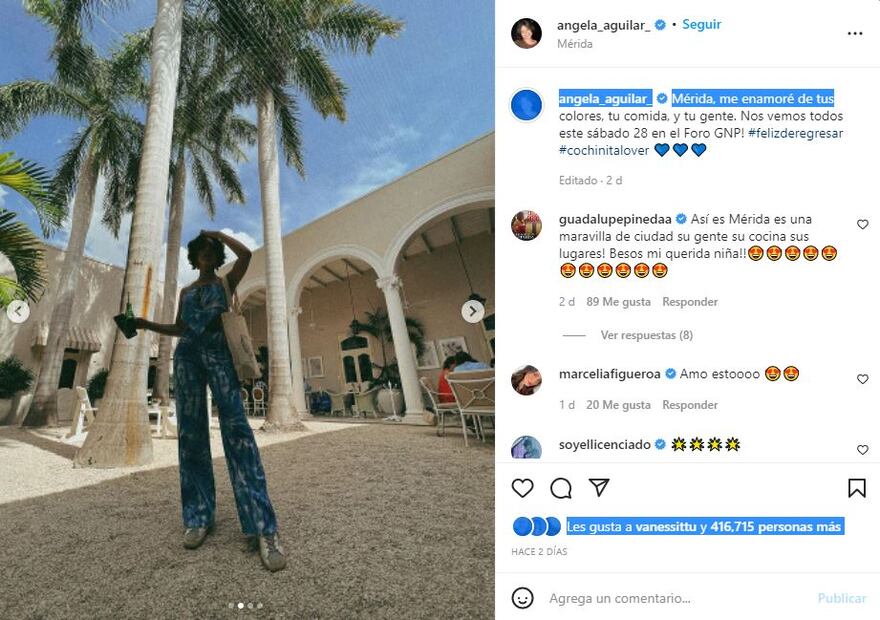 Ángela Aguilar trae de regreso el top pañuelo y luce increíble
