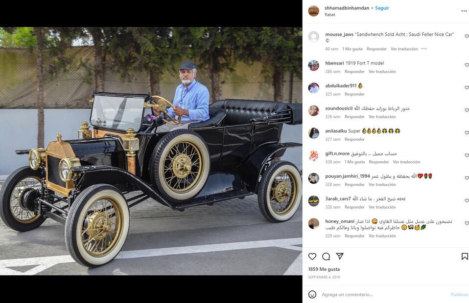 La obsesión del jeque Hamad Bin Hamdan, dueño de la colección de autos más grandes del mundo