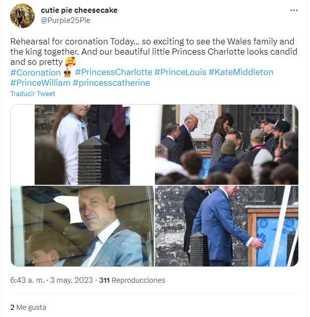Inician ensayos para la coronación de Carlos III: William y sus hijos en primera fila