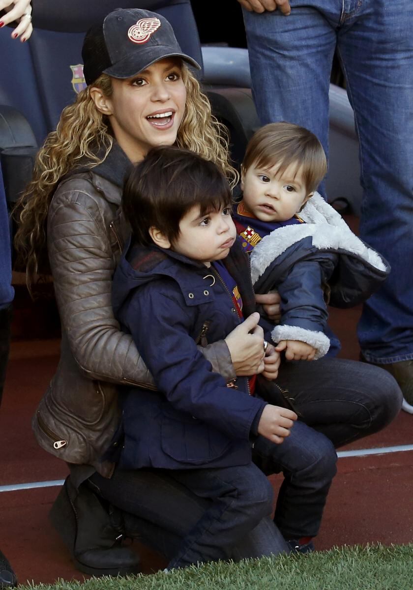 Las mejores fotos de Shakira y sus hijos