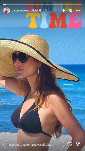 Paloma Cuevas recibe el verano / Instagram