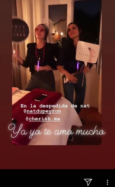 Natasha Dupeyrón celebra su despedida de soltera con música ¡y... dildos!