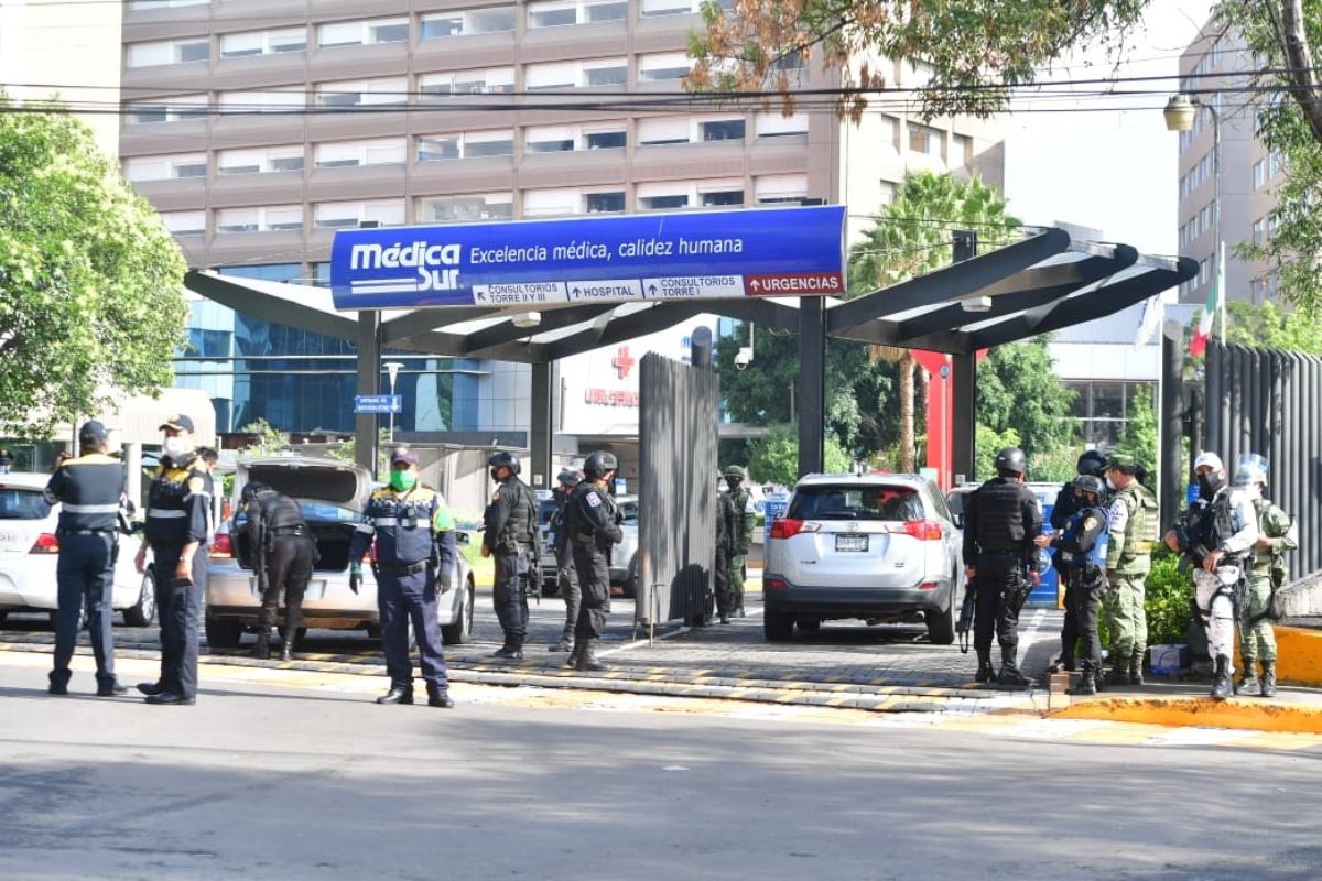 Blindan hospital que resguarda a Omar García Harfuch, Secretario de Seguridad de CDMX