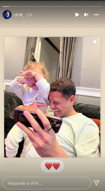 "Chicharito" disfruta la vida al lado de sus hijos, Nala y Noah