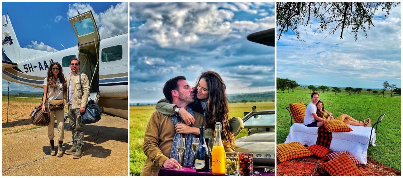 FOTOS: Así fue la espectacular luna de miel de Perla Ealy y Rogelio Cárdenas por África 