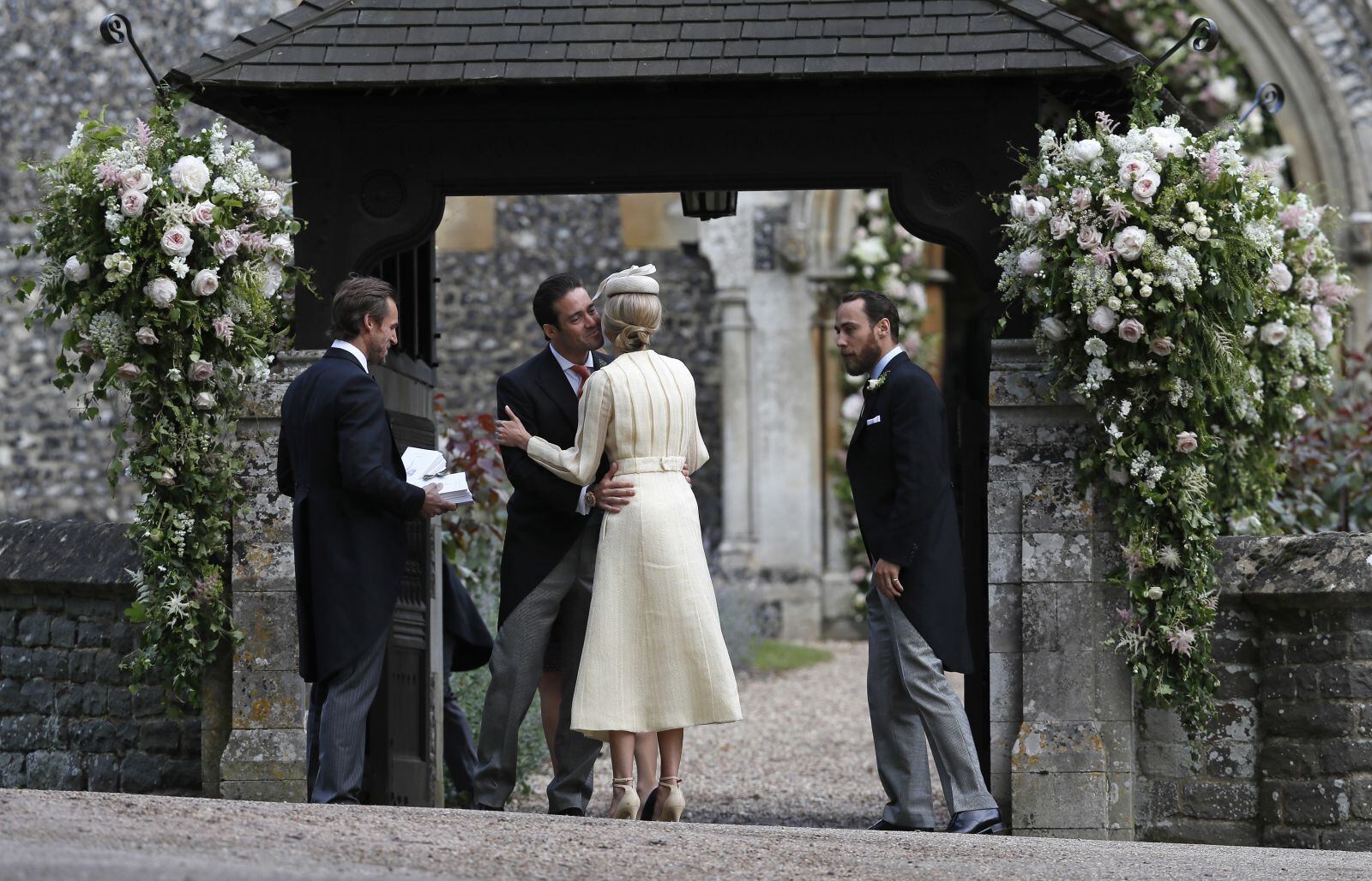 James Middleton y Donna Air hacen oficial su noviazgo en la boda de Pippa Middleton 
