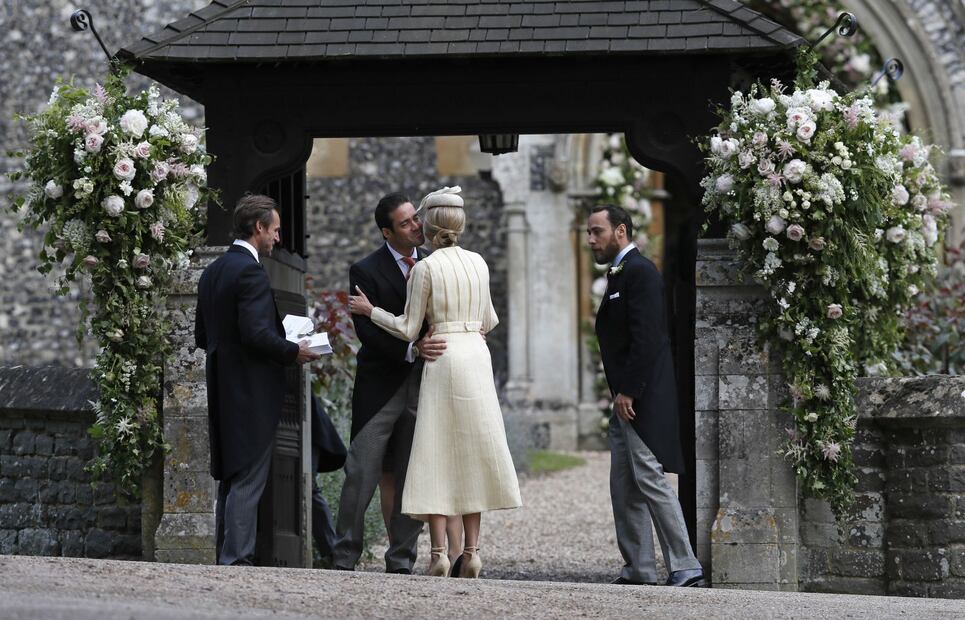 James Middleton y Donna Air hacen oficial su noviazgo en la boda de Pippa Middleton